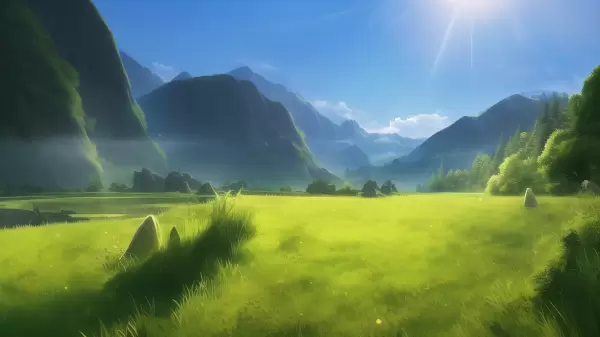 背景：grass filed