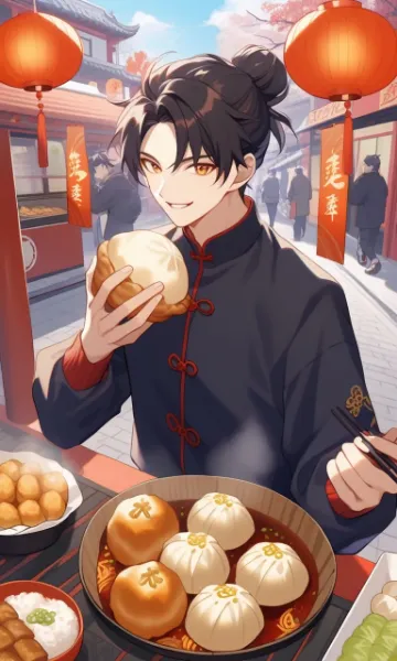 中華街で食べ歩き