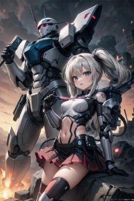 ロボットと少女