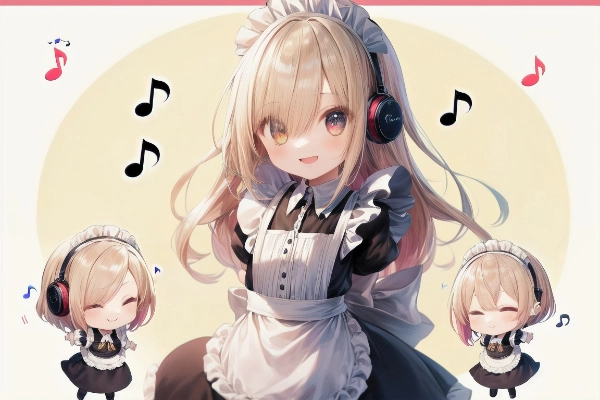 音楽とメイドちゃん①