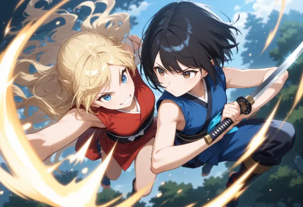 黒髪＆ブロンド・USA忍法帖