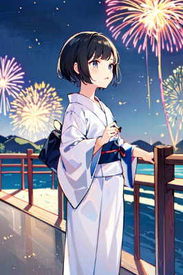 浴衣姿の男の子