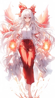 【nijijourneyV5】藤原妹紅(V5)