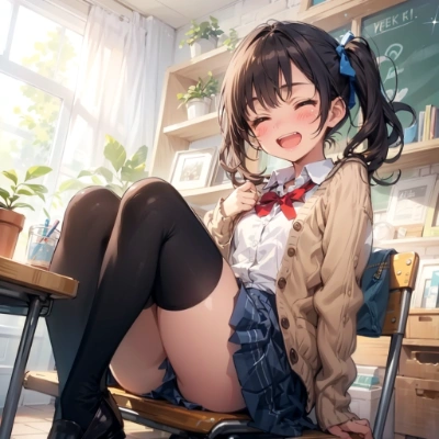 Yeah...let\'s read a book together now♪