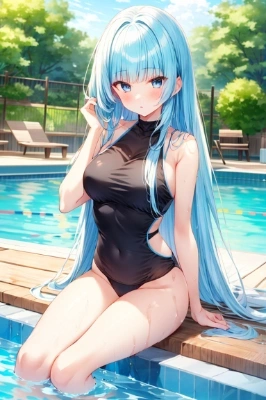 プールサイド