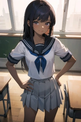 褐色肌JKちゃん