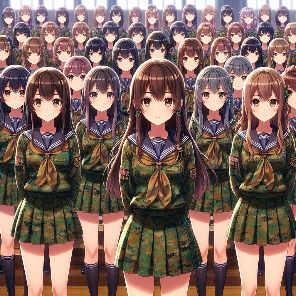 私立ミリオタ学園、2年生