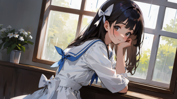 雨やまないね♪