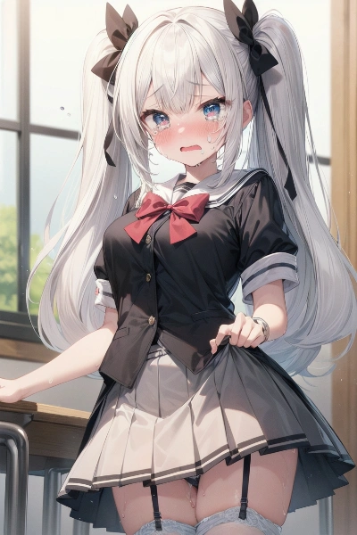 白髪少女