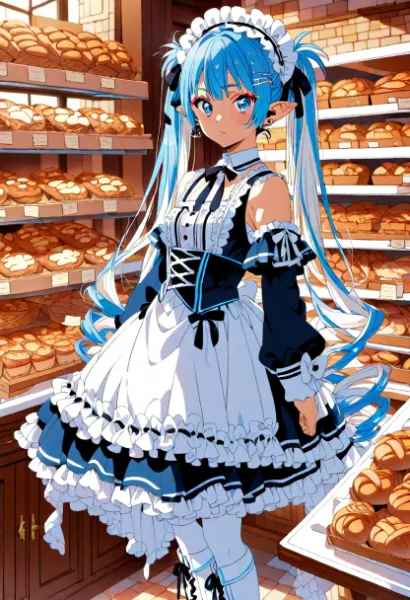 メイドとパンと、街角の魔法