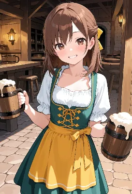看板娘（地ビールの日・ビールの日（4月23日 記念日）