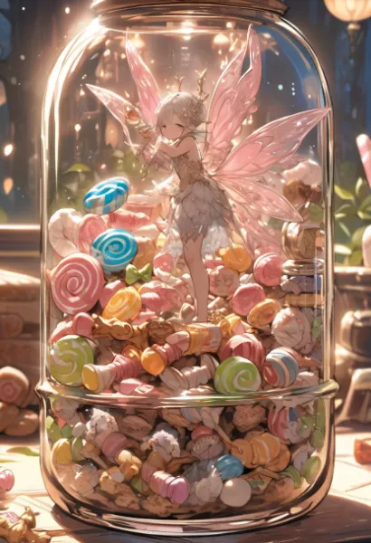 キャンディー瓶の妖精
