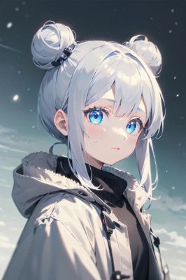 4号ちゃん、ダッフルコート♪