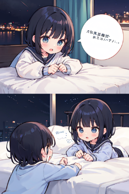 寝る