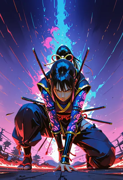 ネオン忍者の閃光覚醒