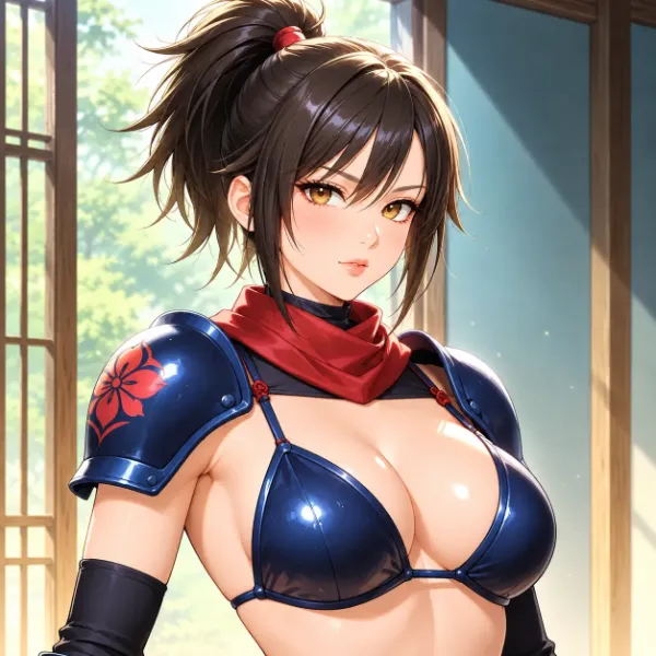 陽光に輝く青の戦乙女