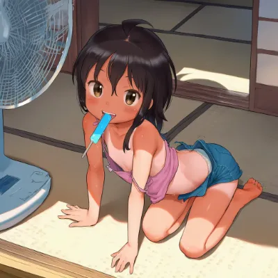日焼け妹ちゃんの誘惑