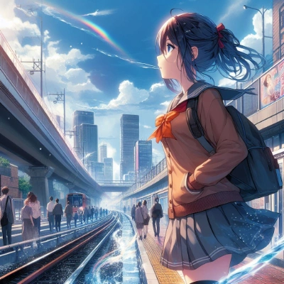 風、駆け抜ける