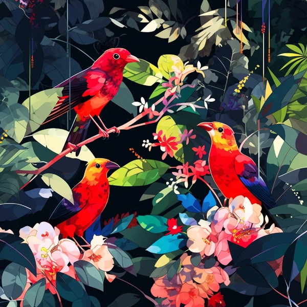 アマゾンの熱帯雨林イメージ素材