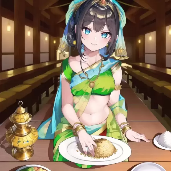 インドとカレーライスと少女と