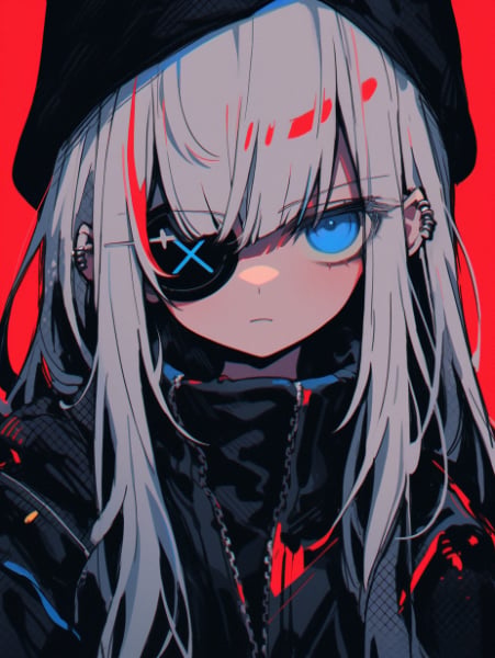 眼帯@ちょい怖？