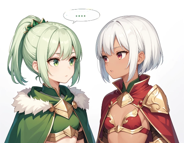 無言…色っぽい？