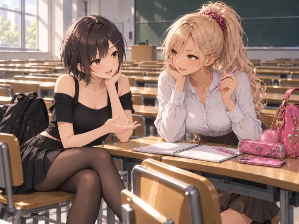 講義室で交わす二人の秘密の話？