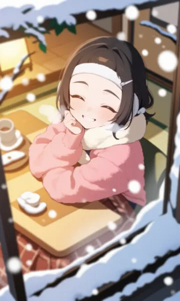 炬燵に入り除夜の鐘を聞く