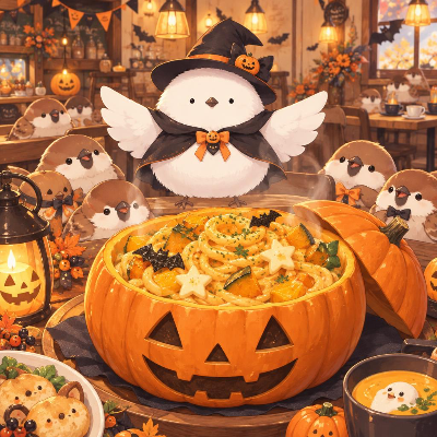 ハロウィン・パスタ