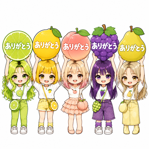 ありがとう（果実組、色組）