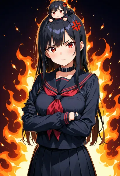 「頭にちび分身を寝そべっていることいつ流行か？」