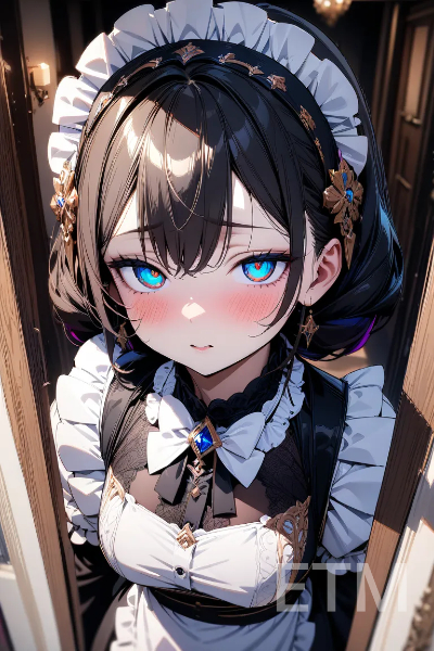 ジト目　メイド