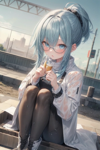 メガネ女子
