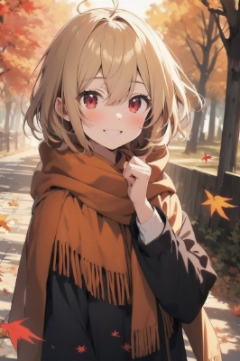 ショール女の子
