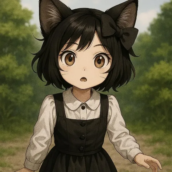 黒猫娘との出会い