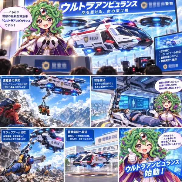空を駆け、命を守る！ウルトラアンビュランス