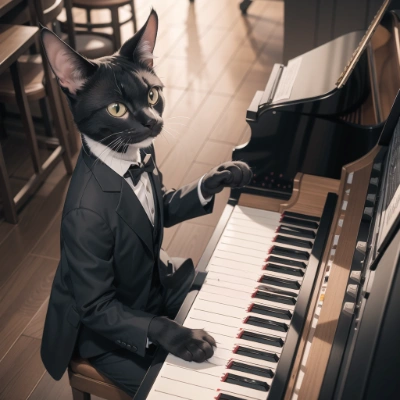 黒猫のコンサートマエストロ