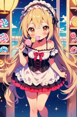 お菓子屋さんのロリータ店員