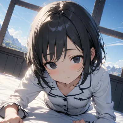 黒髪の女の子42
