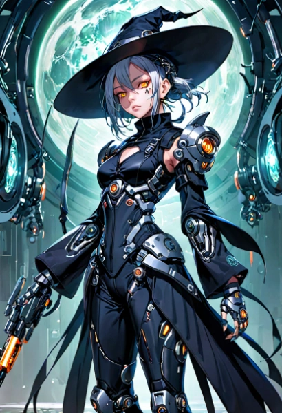 サイボーグ魔女と機械的な魔女