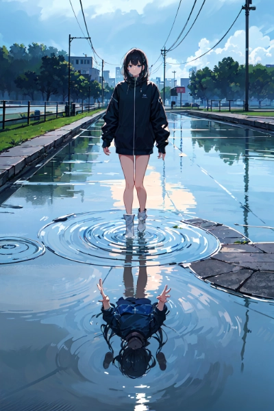 雨上がり