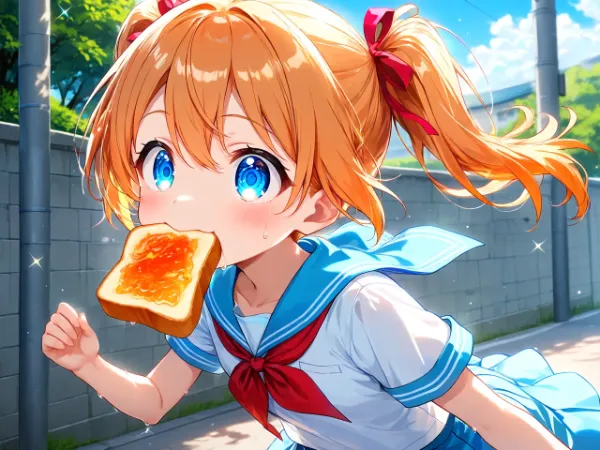 遅刻と食パン