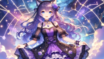星霜の猫耳令嬢『星座の魔法と夜空の約束』