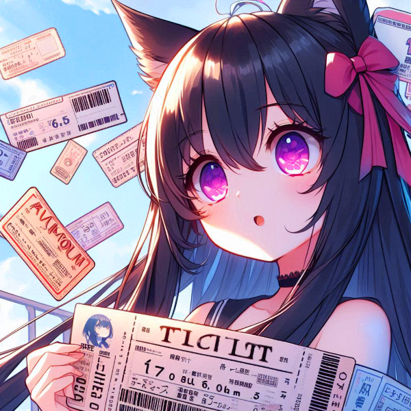 チケットと、うちの子★その2(9枚)