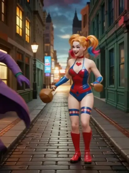 ジョ■カー＆ハ■レイクイン：街中の悪戯