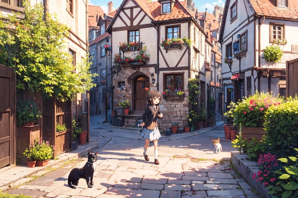 猫さん、散歩しよう！