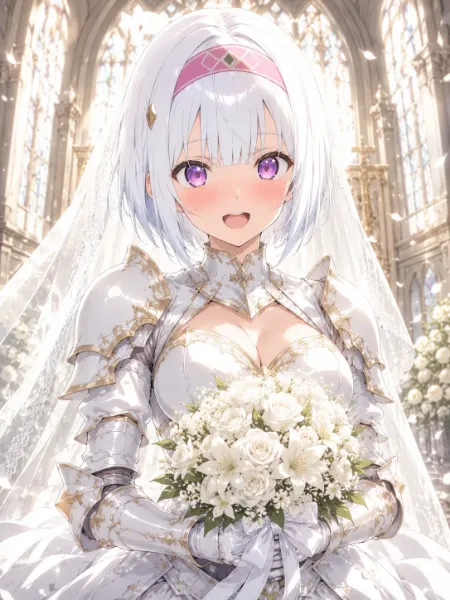 純白ドレス
