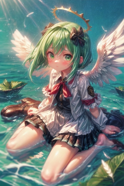 空から落ちてきた大天使ミクちゃん