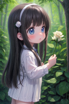 白い…バラ？