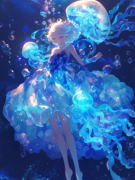 No.1185 深海のジェリーフィッシュガール